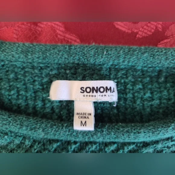 Dark Green Sonoma Sweater Women's size Medium - Picture 5 of 9